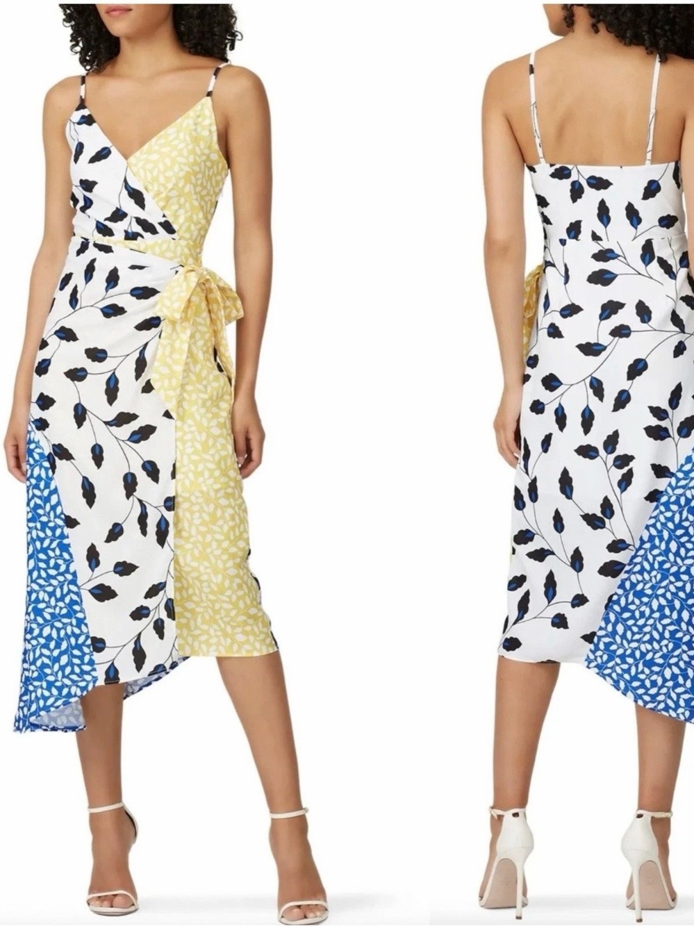 NWT! Yumi Kim Anthropologie Bond St Multi Media -L-Asymmetrical Sleeveless Dress